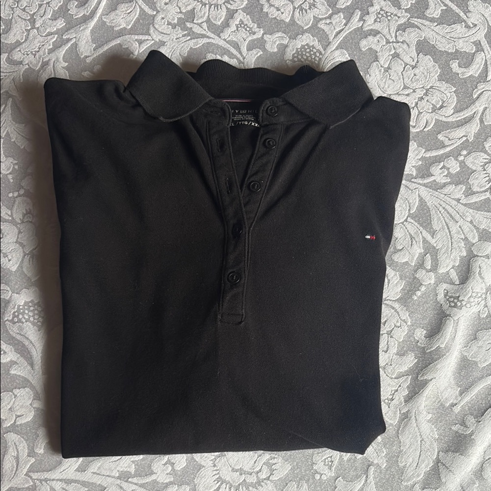 Tommy Hilfiger Black Polo Shirt